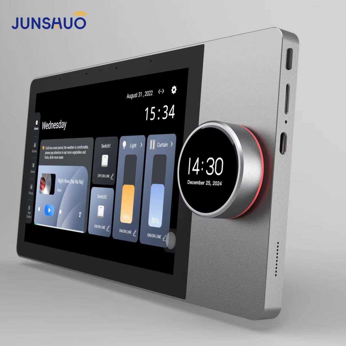 Home Bar Android - JUNSHUO 2025 Ev Otomasyon Sistemi Akıllı