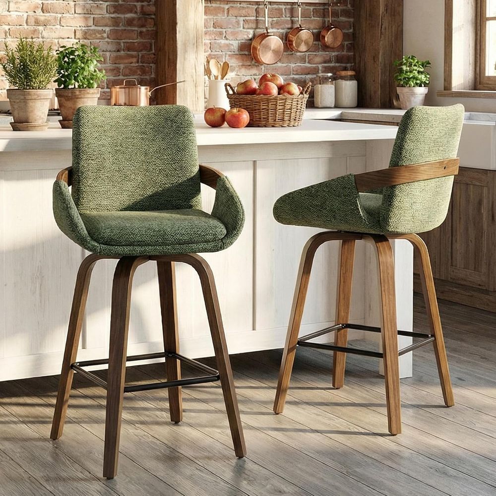 Home Bar Seating - 2'li Set 26 cm Döner Bar