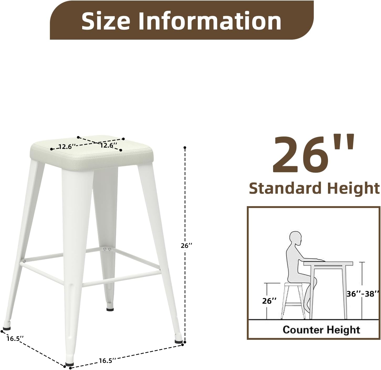 4'lü Bar Taburesi Seti, 26 inç - Home Bar And Counter incelemesi ve fiyatı