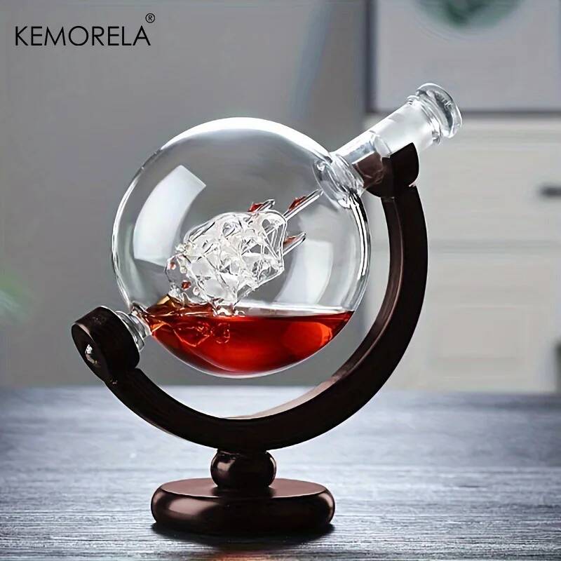 900ML Küre Şeklinde Viski Süra - Decanter Globe Set incelemesi ve fiyatı