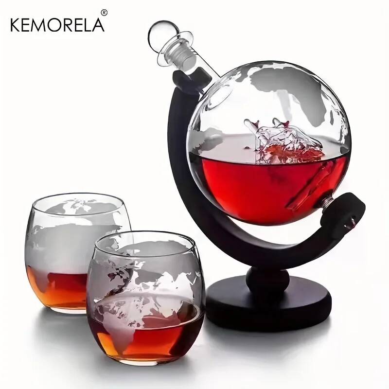 900ML Küre Şeklinde Viski Süra - Decanter Globe Set incelemesi ve fiyatı
