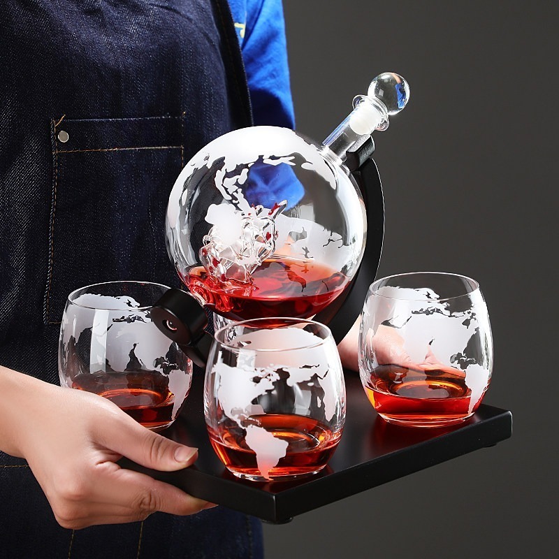 Dekoratif Küre Şarap Sürahisi  - Decanter Globe Set incelemesi ve fiyatı